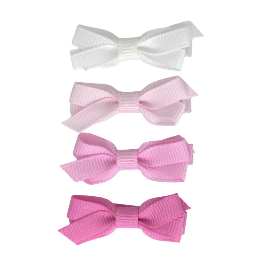 Baby Hair Clips With Ribbon Bow - Candy | Your Little Miss New